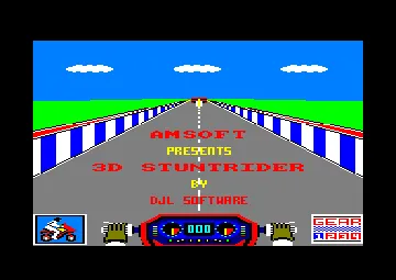 3D Stunt Rider (UK) (1985) screen shot title